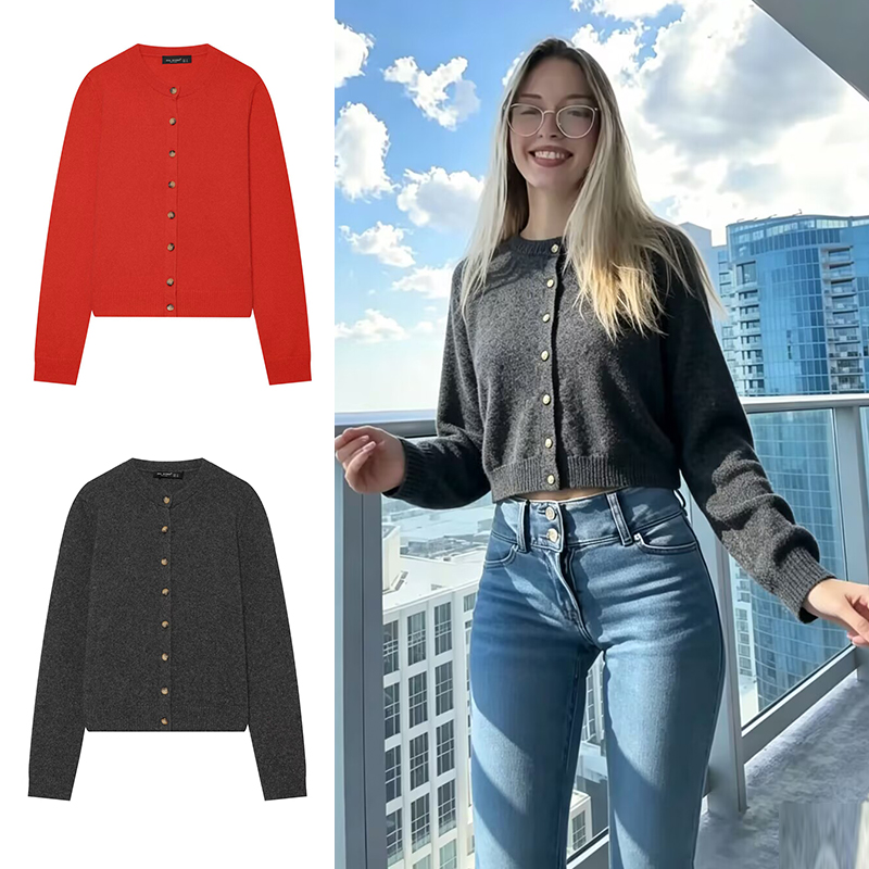 Street Fashion Youth - Women's Autumn Cardigan Sweater 2026 New