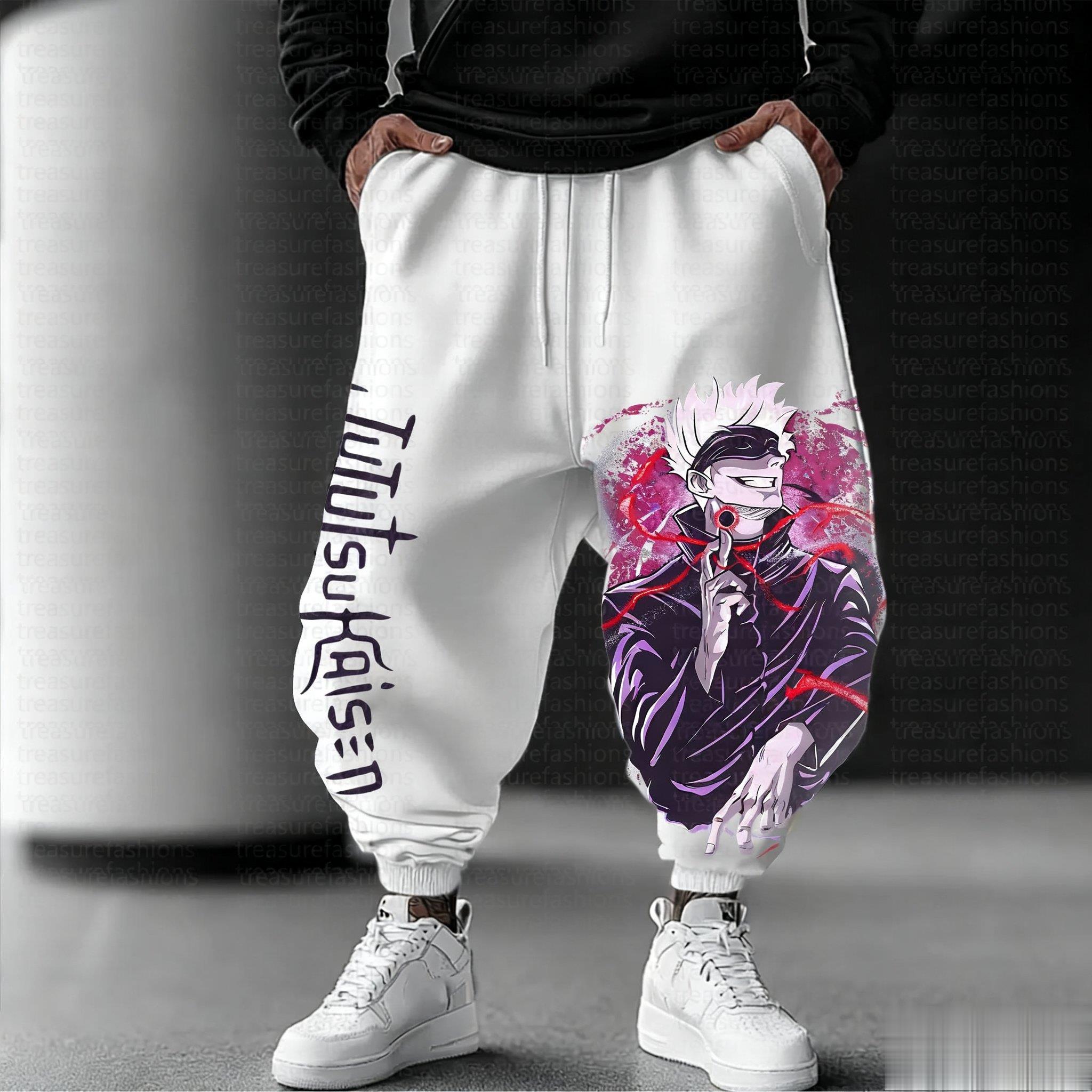 Jujutsu Kaisen Men Jogging Pan - Street Fashion Japan review and price