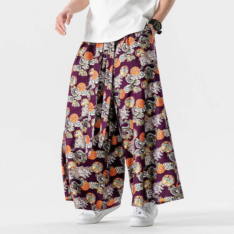 Japanese Samurai Pants Men's W - Street Fashion Japan review and price
