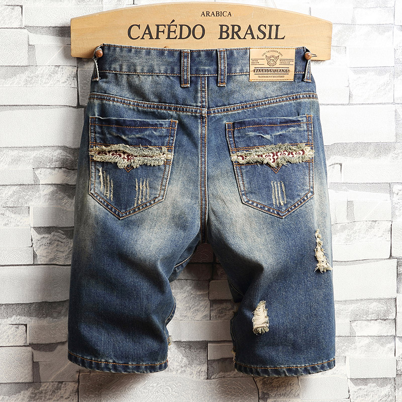 Ripped Hip-hop Denim Shorts Me - Street Fashion Hip Hop review and price