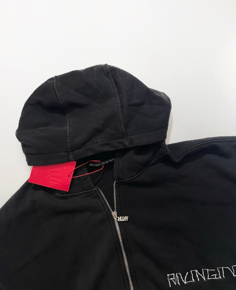 RRR-123 Embroidered LOGO Doubl - Street Fashion Zip Up Hoodie review and price