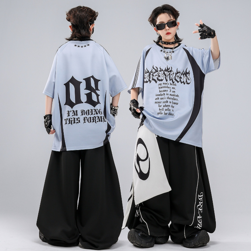 Hip Hop K-pop Red T Shirt Bagg - Street Fashion For Boy review and price
