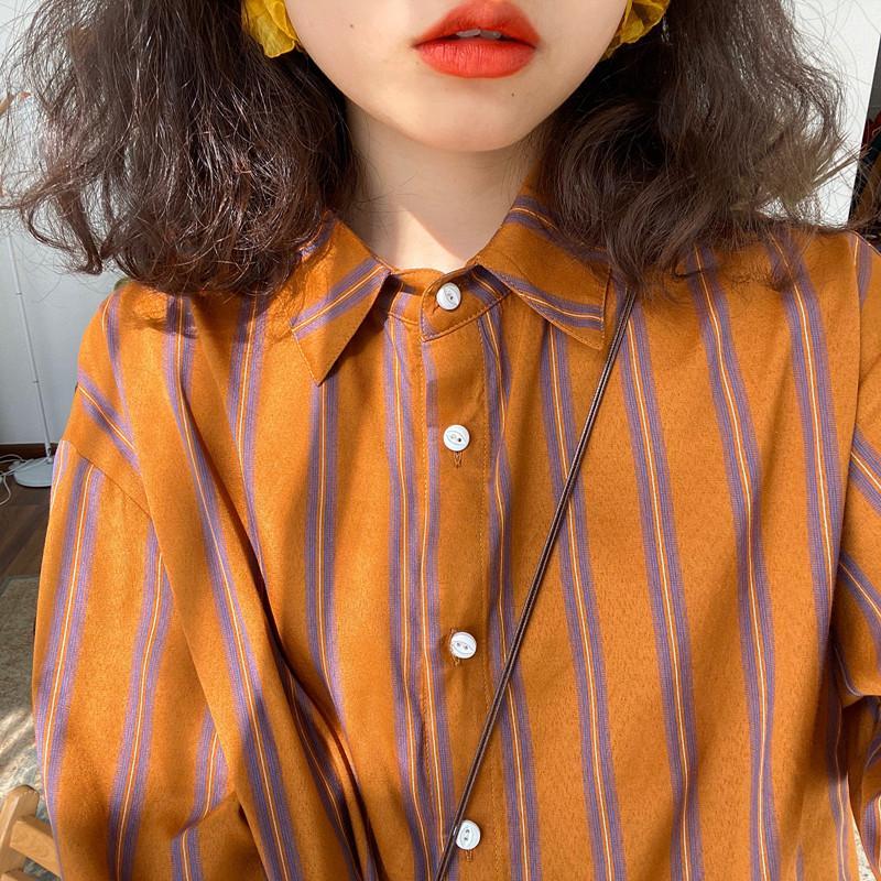 Spring New Striped Loose Casua - Street Fashion Youth review and price