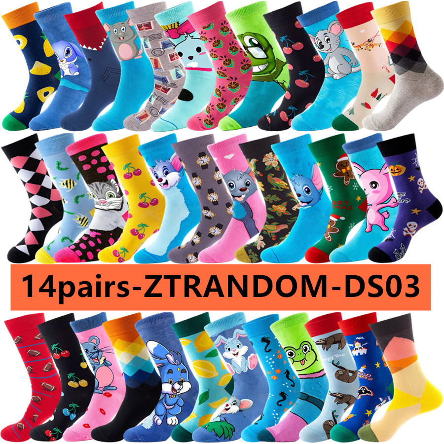 14pairs Anime Casual Crew Sock - Street Fashion Hip Hop review and price
