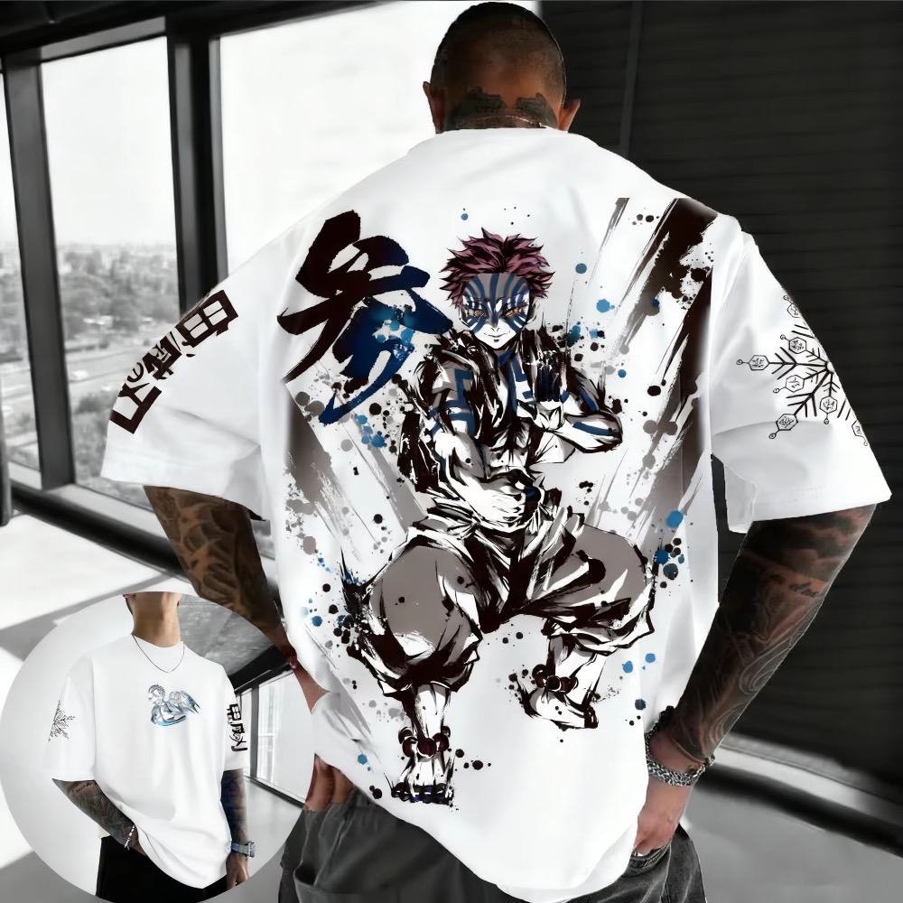Summer Plus Size Demon Slayer  - Street Fashion Japan review and price