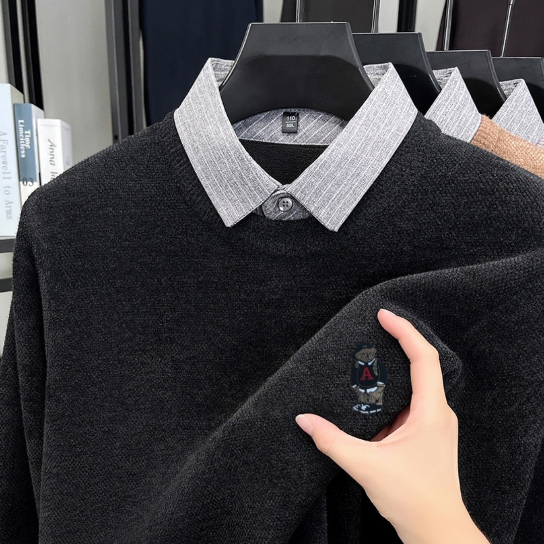 High Quality Bear Print Knit M - Street Fashion Japan review and price