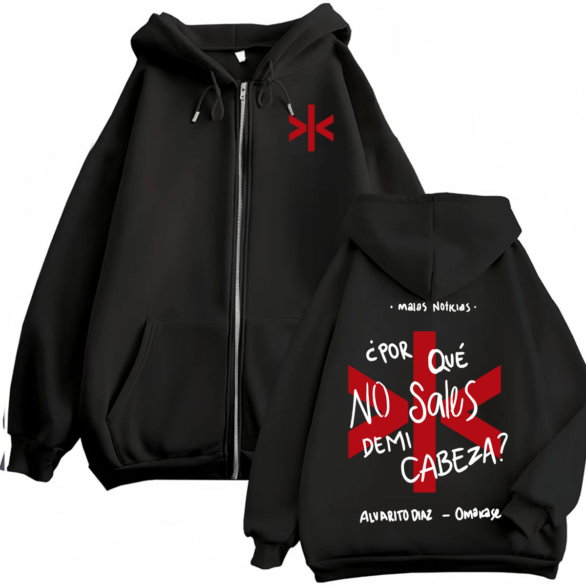 Alvaro Diaz Omakase Album Prin - Street Fashion Zip Up Hoodie review and price