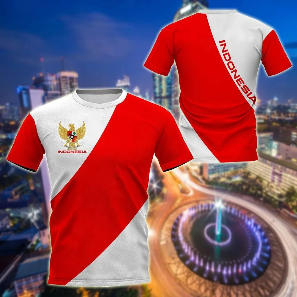 Indonesian Flag 3D Heraldic Pr - Street Fashion For Boy review and price