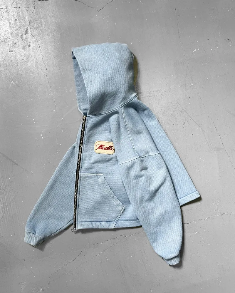 Y2K Fashion New Letter Embroid - Street Fashion Zip Up Hoodie review and price