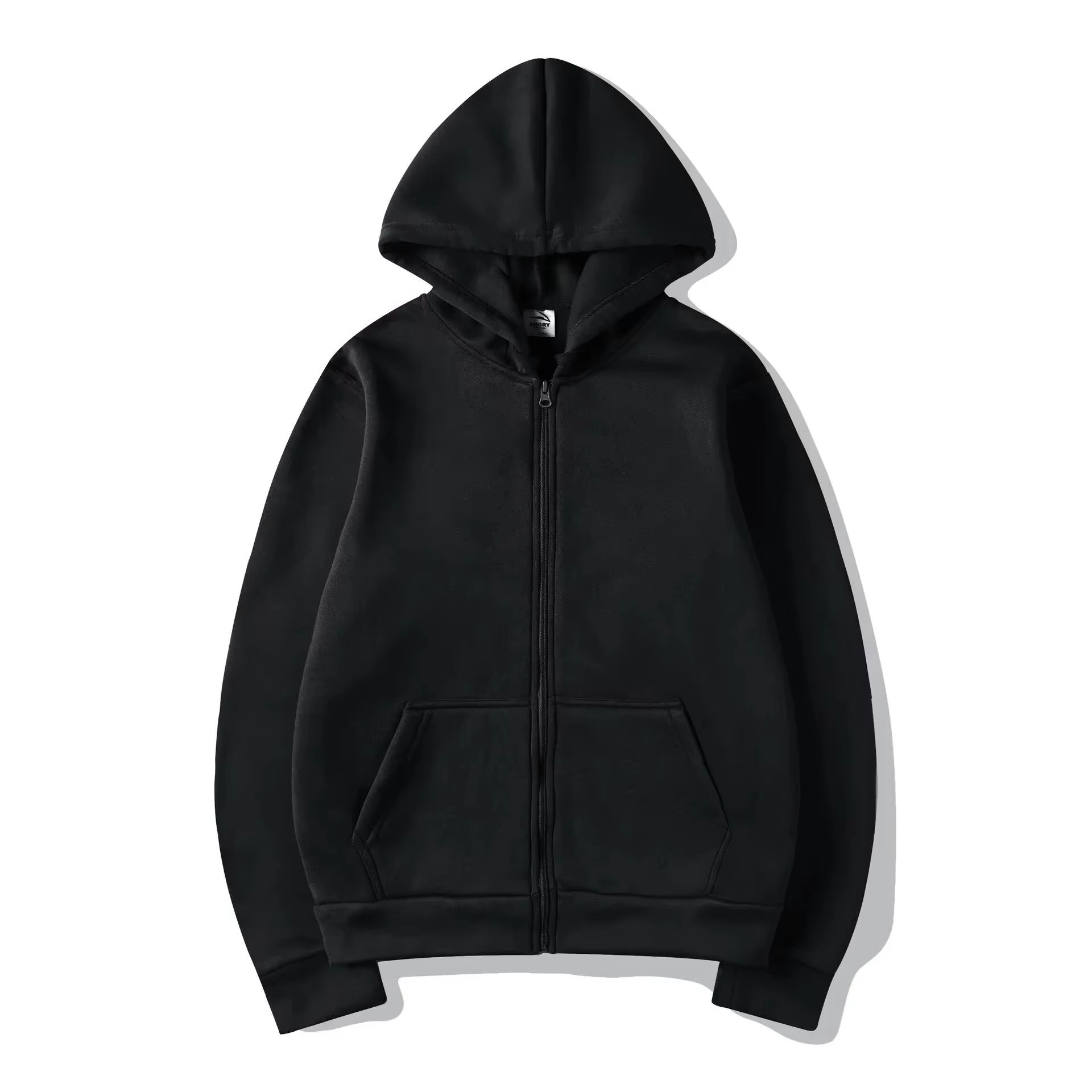 High Street Hoodie Men Solid C - Street Fashion Zip Up Hoodie review and price